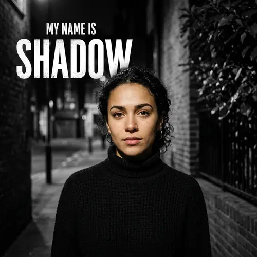 Black and White Shadows with Facial Features