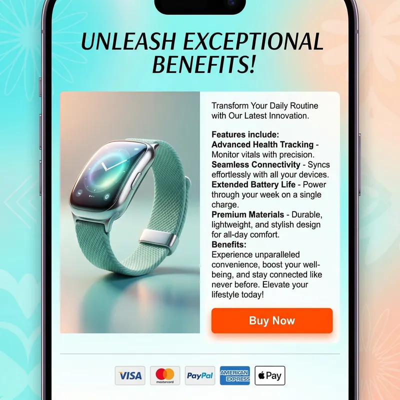 Design a Marketing Email to Unleash Exceptional Benefits