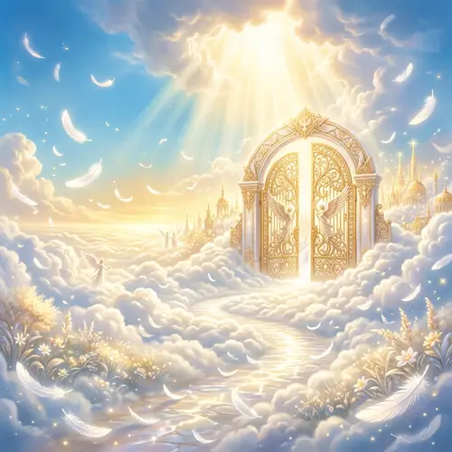 Ethereal Landscape: The Glory of Heaven | Divine Tranquility