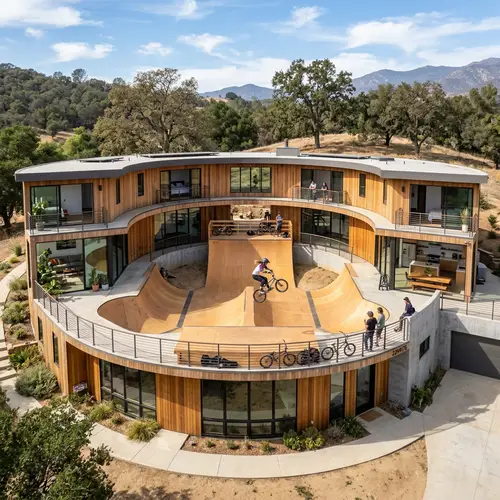 BMX Ramp House Design: A Unique Living Experience