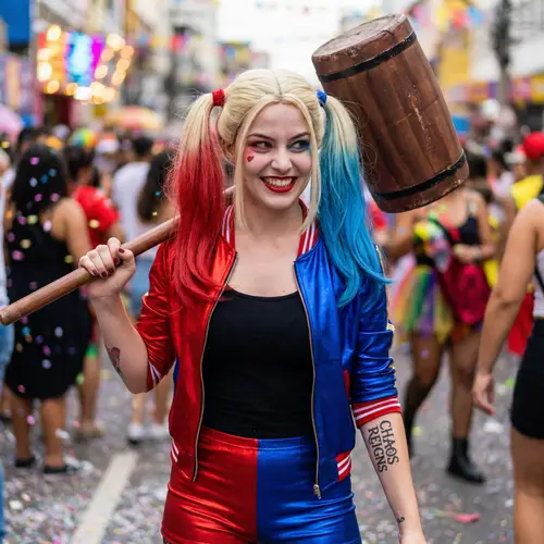 Harley Quinn Costume - Celebrate Chaos and Unpredictability