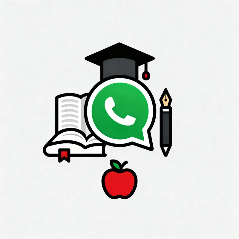 School WhatsApp Group Logo Design