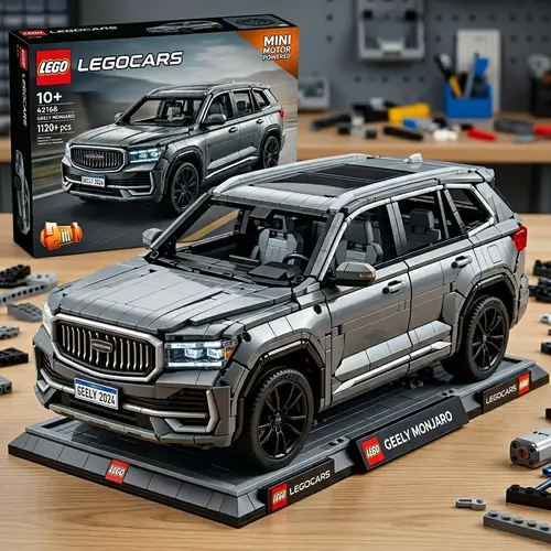 GEELY MONJARO LEGO Car Set | Mini Motors Replica