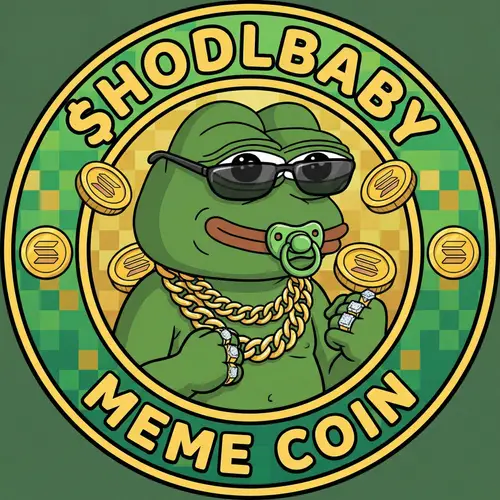 $HODLBABY Meme Coin Logo - Pepe Style
