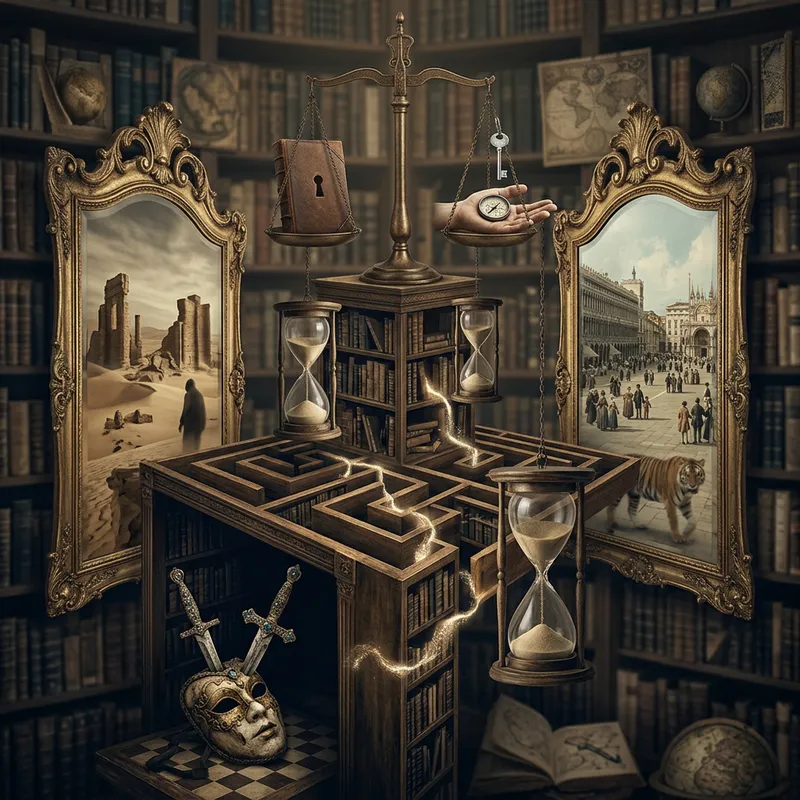 Borges' Dualistic Narrative: Reality, Time, Truth & Betrayal