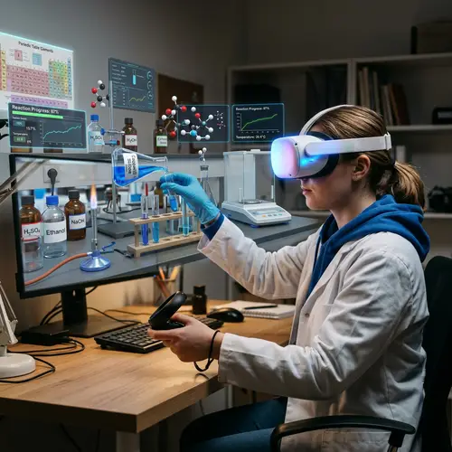 Virtual Reality Chemistry Experiments for Students