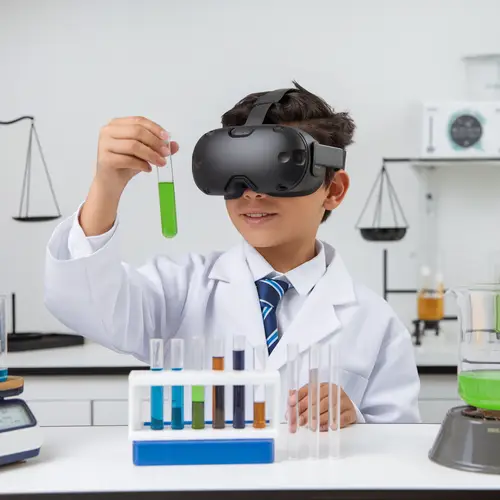 Student's VR Chemical Experiment Experience