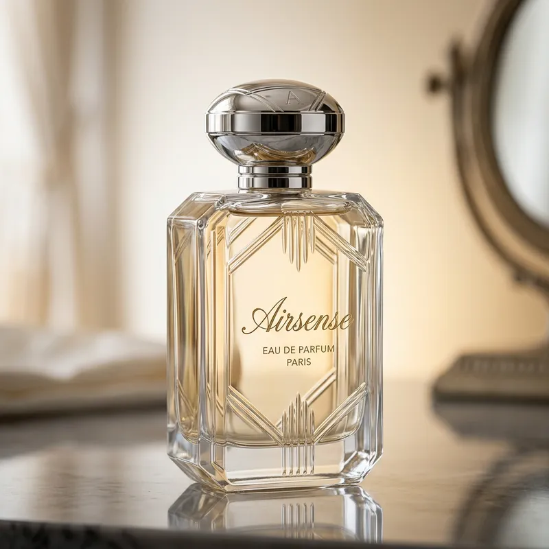 Airsense Perfume Bottle - Art Deco Glass Design Airsense Perfume Bottle - Art Deco Glass Design