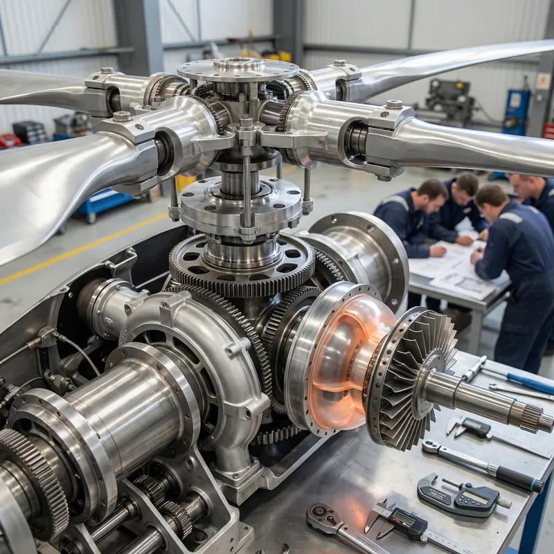 Helicopter Propeller Design and Engine Components
