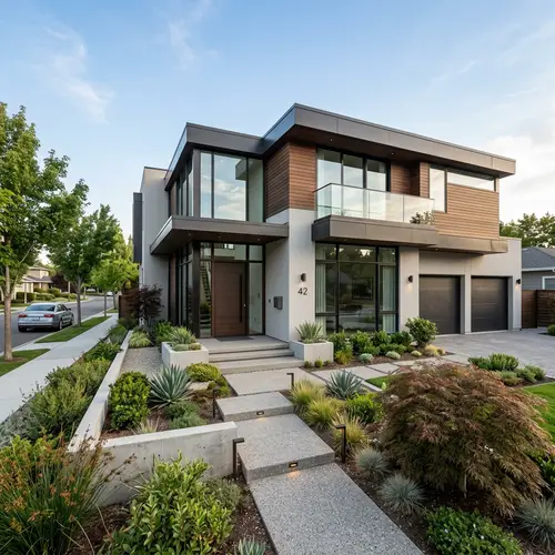 Modern Exterior House Design with Contemporary Elements