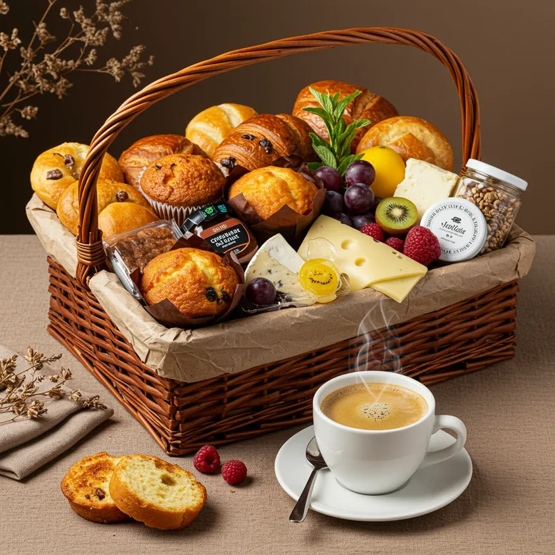 Personalized Breakfast Basket for Instagram Posts