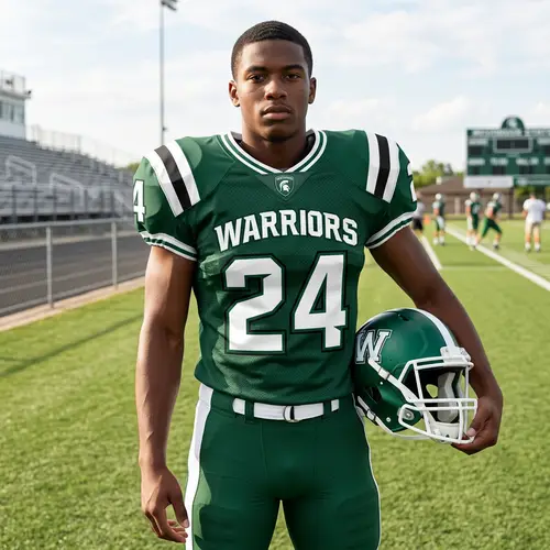High School Football Jersey Inspired by Spartans