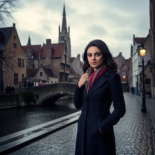 Mila Kunis: A Glamorous Scene in Bruges