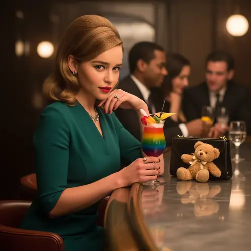 Emilia Clarke: Elegance Meets Flirtation