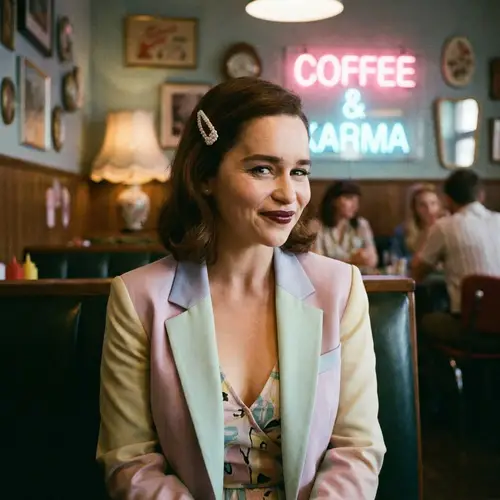 Emilia Clarke: Elegance Meets Flirtation