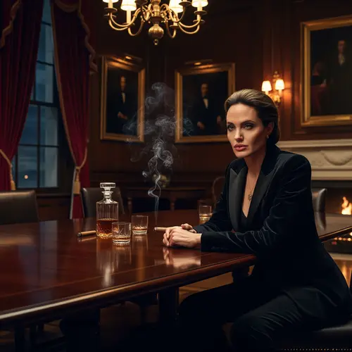 Angelina Jolie: Elegance and Power in The Godfather