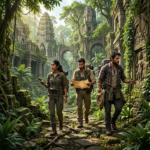 Explorers in an Extinct City: Uncovering Mysteries