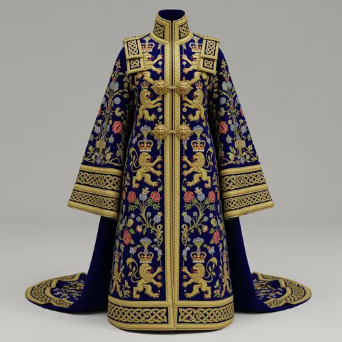 Realistic Ceremonial Robe Pattern Designs