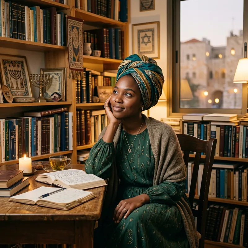 Dreaming Black Jew in Modest Attire