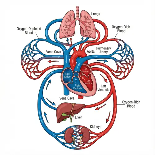 Human Circulatory System Diagram Explained