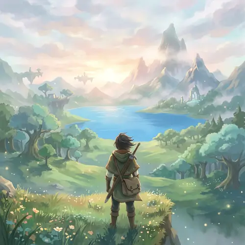 Fantastical Video Game Landscape Art | Enchanting Environment