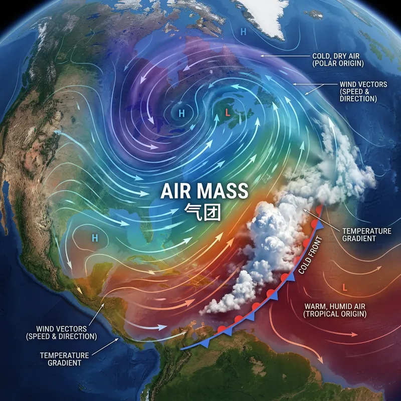 Dynamic Visualization of Air Mass Interaction | Weather Phenomenon Dynamic Visualization of Air Mass Interaction | Weather Phenomenon