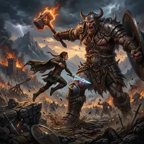 Final Battle of Tiny Giant Slayer