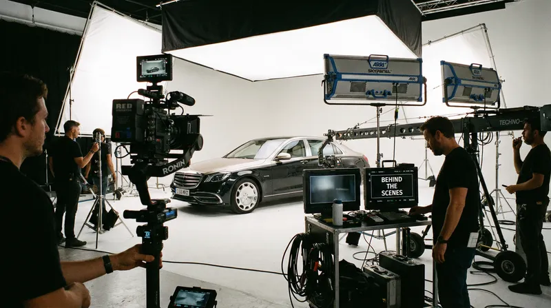 Behind the Scenes of Luxury Car Filming
