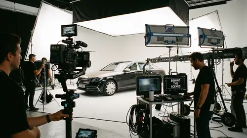 Behind the Scenes of Luxury Car Filming