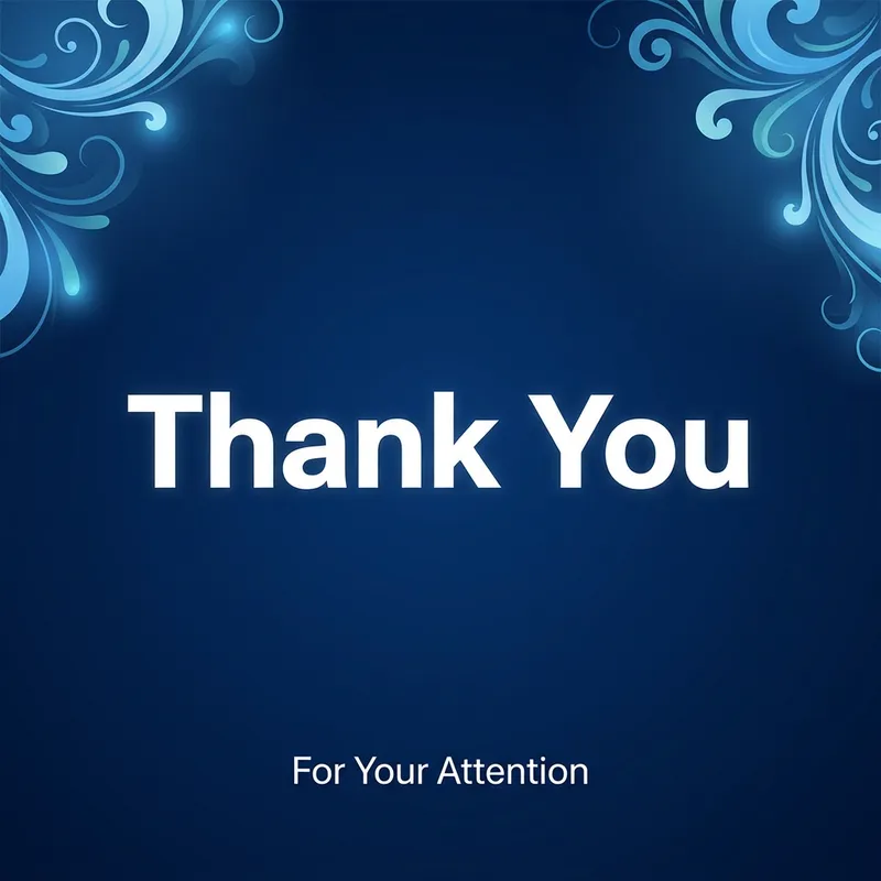 Warm Gratitude - Professional Thank You Slide Design