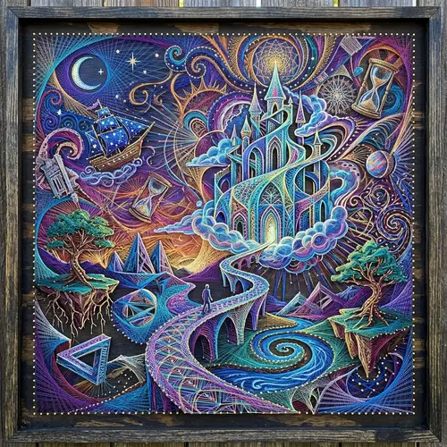 Dreamy String Art: Ethereal and Surreal Designs