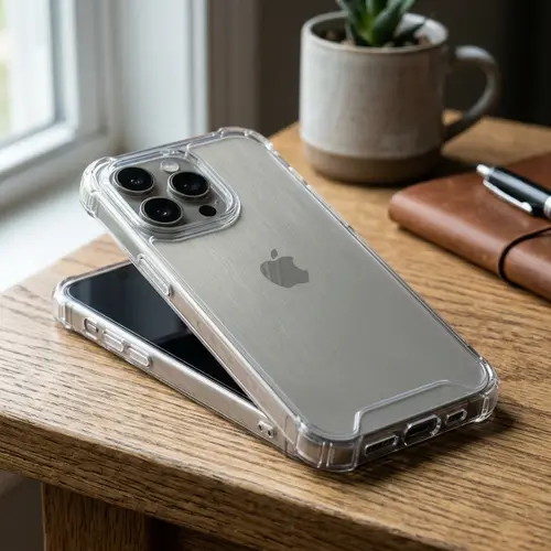 Transparent Durable Plastic Cellphone Case | Protects During Drops