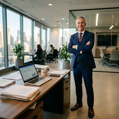 Professional Leader in Modern Office Environment