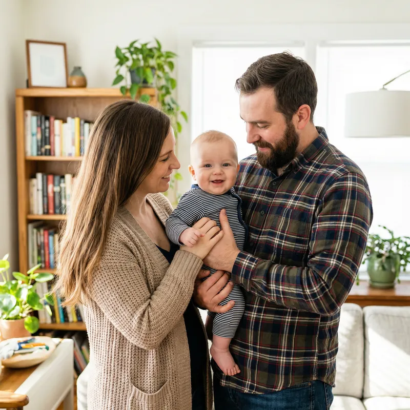 Cherished Moments: Family Bonding with Our Baby