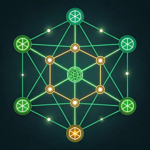 Interconnected Network Illustration