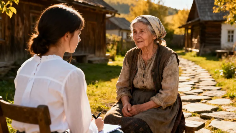 Hyperrealistic Village Interview Photography Hyperrealistic Village Interview Photography