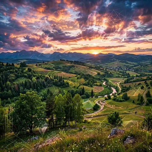 Realism vs. Abstraction in Landscape Art: Harmonizing Natural Beauty with Artistic Flair