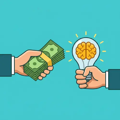 Money for Ideas: Entrepreneurship Clipart