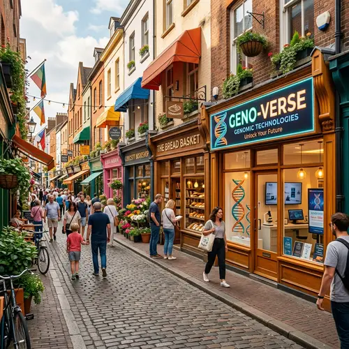 Explore Unique Genomic Tech Shops on Vibrant Streets