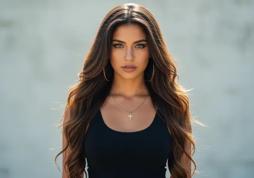 Stunning 8K Image of a Latina Young Adult