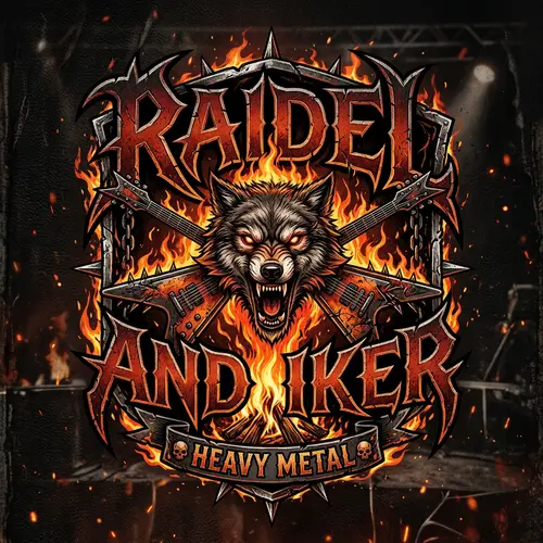 Metal Music Band Logo Design | Raidel and Iker