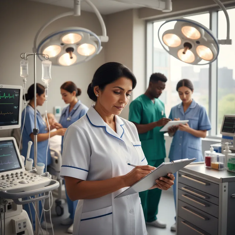 Dynamic Hospital Scene Featuring Master Nurse