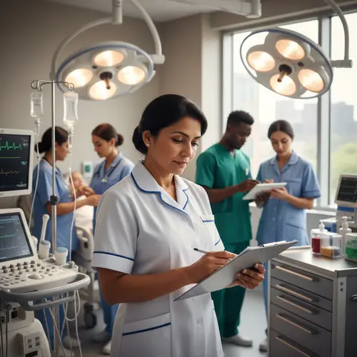 Dynamic Hospital Scene Featuring Master Nurse