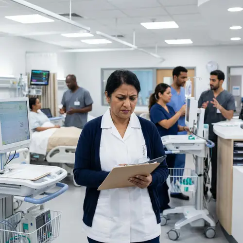 Dynamic Hospital Scene Featuring Master Nurse