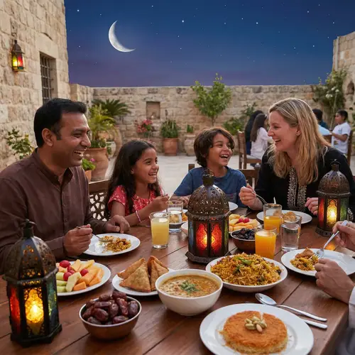 Traditional Ramadan Evening: Family Iftar Gathering