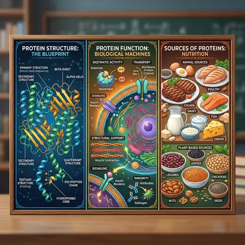 Proteins: Structure, Function & Sources