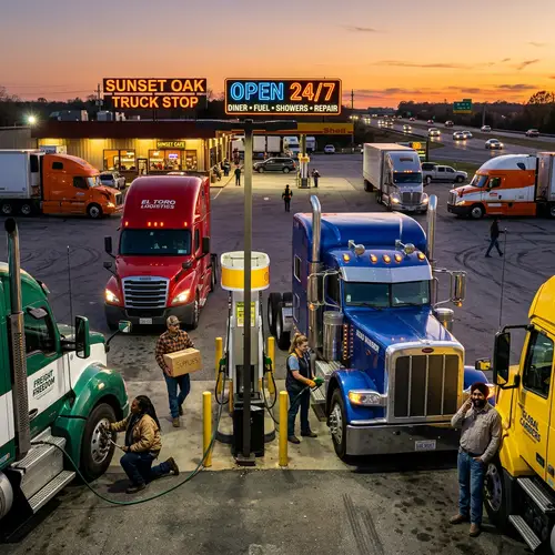 Explore the Vibrant Truck Stop Experience