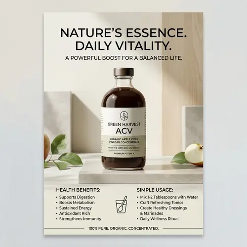 Dark Apple Cider Vinegar Concentrate - Health Benefits & Usage