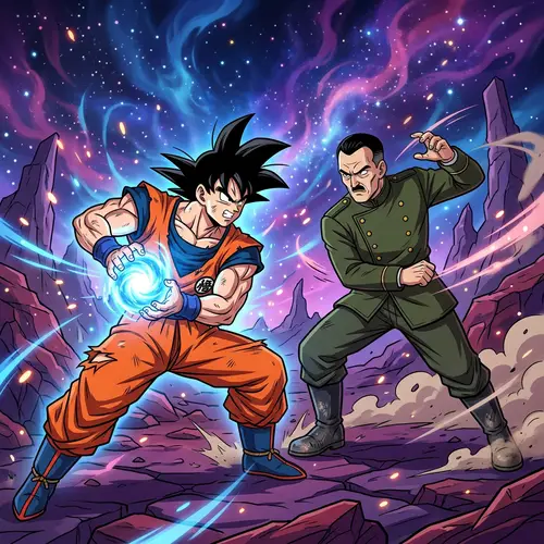 Epic Battle: Martial Arts Hero vs. Military Rival