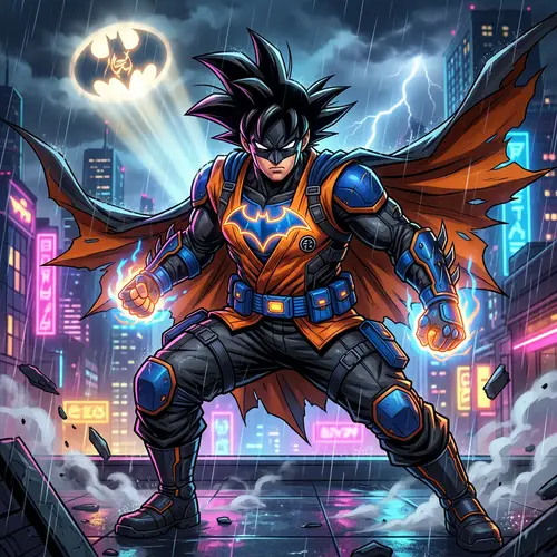Batman Goku Fusion: Epic Hero Blend for Fans